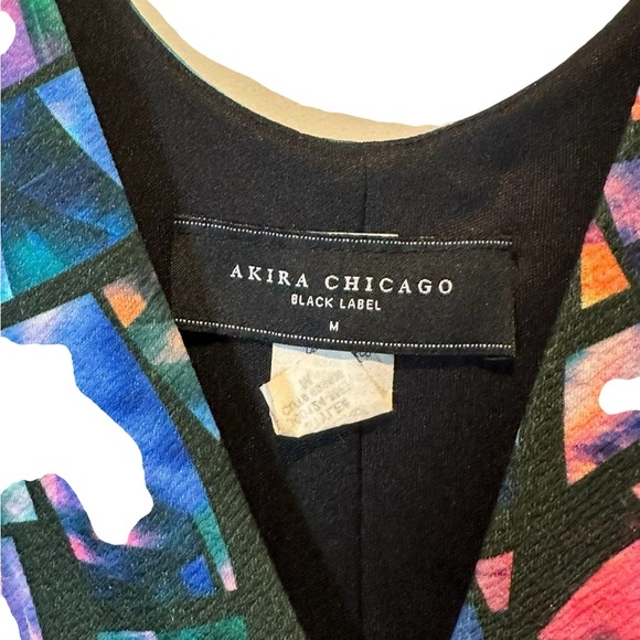 Akira Black Label Bodycon Dress M Multicolor Mosaic Sexy Bold Statement
A194 - Picture 5 of 6